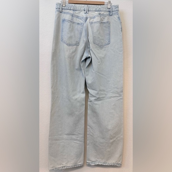 Good American Good 90s Light Wash Relaxed Jeans Size 8/29 Y2K Style Baggy Jeans - Picture 4 of 8